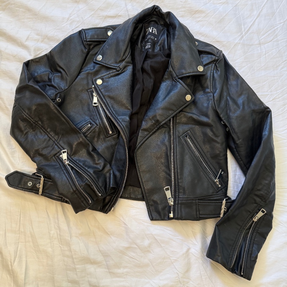 Zara Faux Leather Jacket